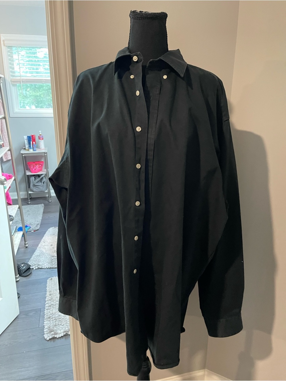 Ralph Lauren Men's Black Button-Down Shirt